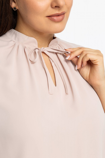 Блуза Avila 1001 пудровый - фото 5