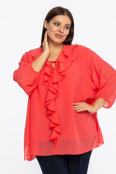 Блуза Avila 1006 коралловый - фото 3
