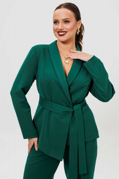 Брюки, жакет Mislana 1269 зеленый - фото 8