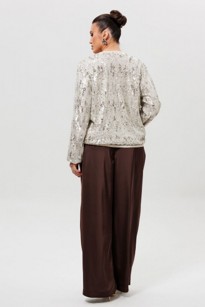 Бомбер Mislana 1279 серебро - фото 6