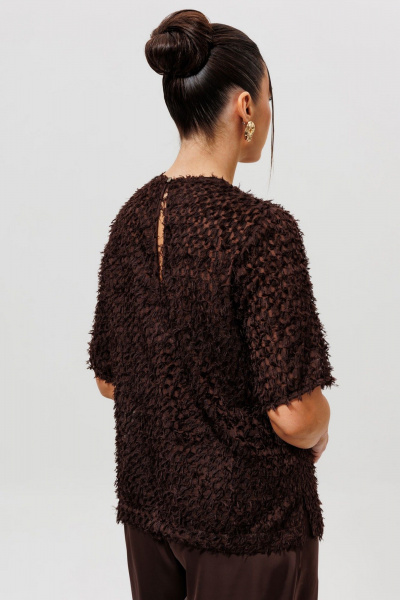 Блуза, брюки Mislana 1280к шоколад - фото 12