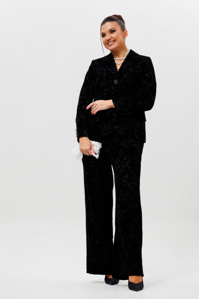 Брюки, жакет Mislana 1285 черный - фото 4