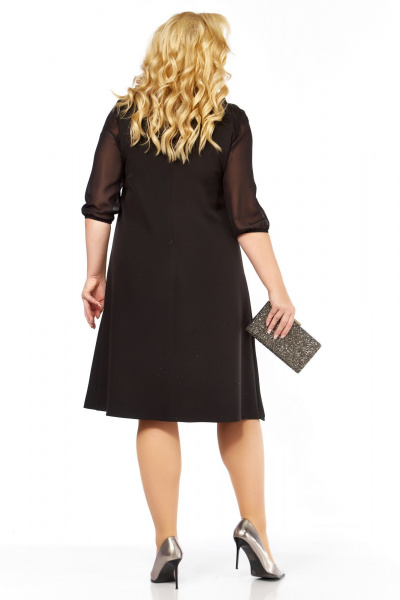 Платье Belinga 1236 черный - фото 5