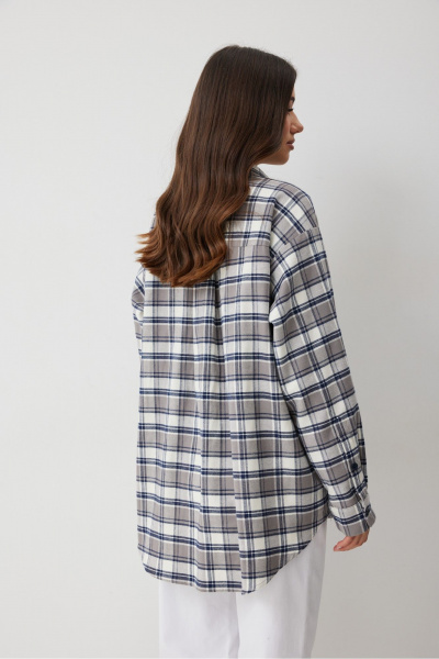 Рубашка T.N.D М164 клетка - фото 6