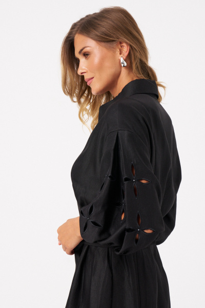 Платье Панда 113180 черный - фото 3