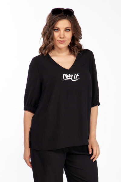 Брюки, жилет, майка Lady Secret 2755 черно-васильковый - фото 4