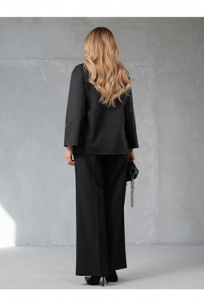 Блуза Erika 7233 черный - фото 2