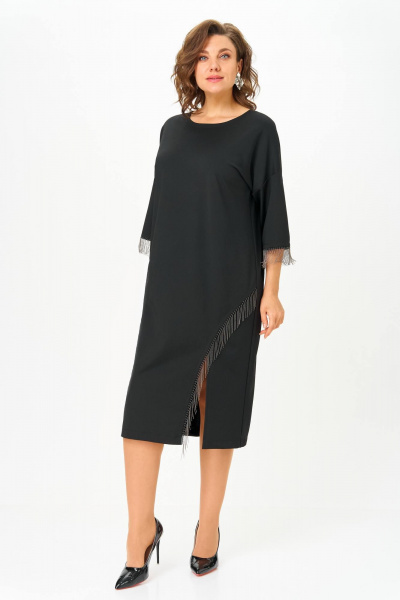 Платье Anastasia 1308 черный - фото 6