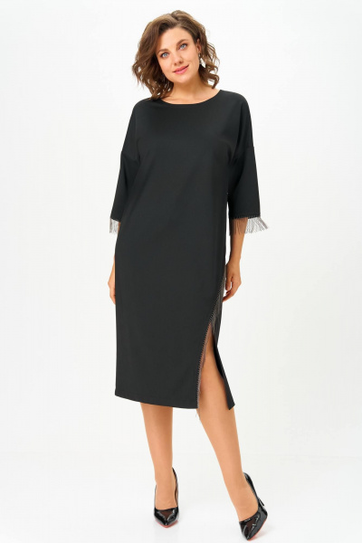 Платье Anastasia 1308 черный - фото 3