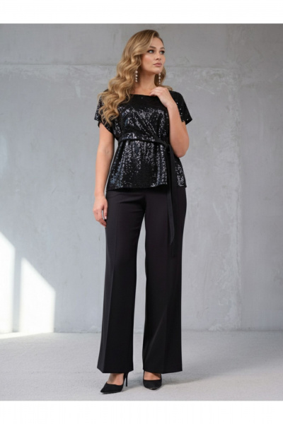 Блуза Erika 1745 черный - фото 1