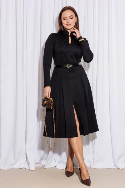 Платье Marshop М215 черный - фото 1