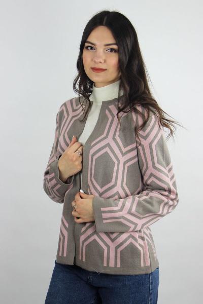 Жакет демисезонный с бейкой и коротким рукавом в стиле На каждый день Полесье С2453-20 0С2102-Д43 170,176 полесский - фото 1