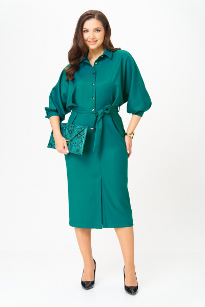 Платье Michel chic 2189 изумруд - фото 1