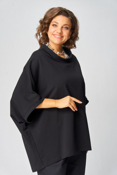 Джемпер Bliss 3100 черный - фото 4