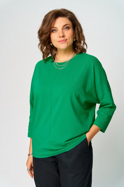 Джемпер Bliss 9313 зеленый - фото 5