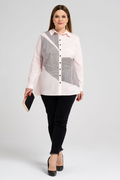 Блуза Панда 34843z светло-розовый - фото 1