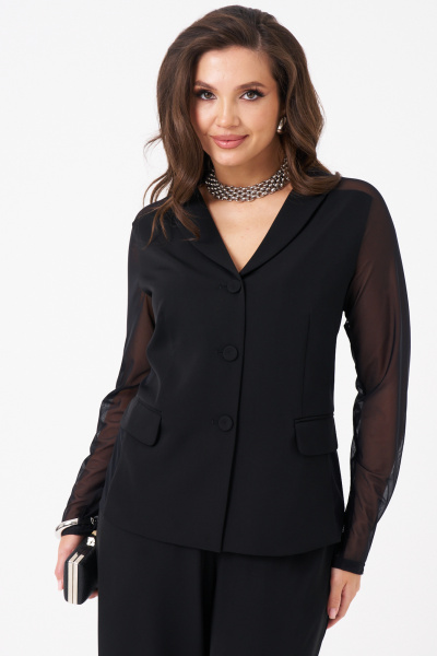 Жакет Панда 114130 черный - фото 5