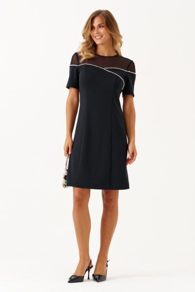 Платье Панда 116680 черный - фото 2