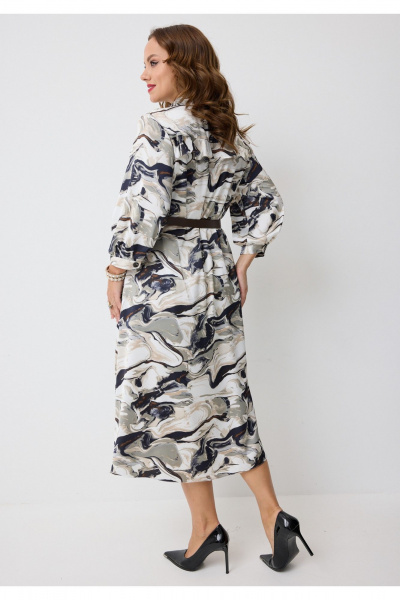 Платье Твой имидж 2280 молочный_с_принтом - фото 5