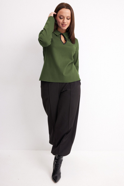 Лонгслив BegiModa 4147 хаки - фото 6