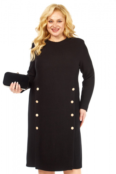 Платье Элль-стиль 2443 черный - фото 15