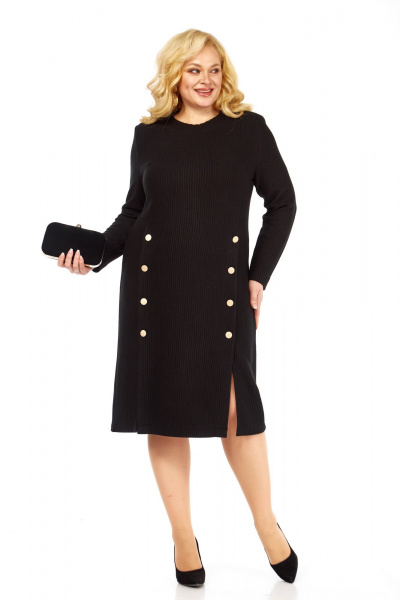 Платье Элль-стиль 2443 черный - фото 10
