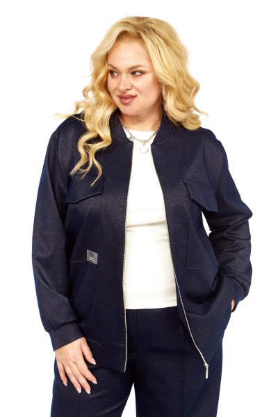 Брюки, бомбер Элль-стиль 2445 джинс - фото 9