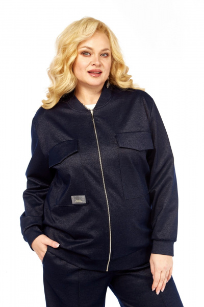 Брюки, бомбер Элль-стиль 2445 джинс - фото 7