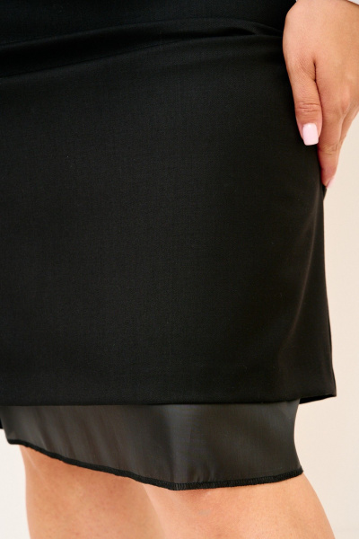 Блуза, жилет, юбка IVA 1827 черный - фото 13