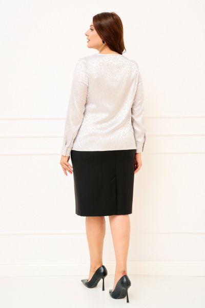 Блуза, жилет, юбка IVA 1827 черный - фото 6