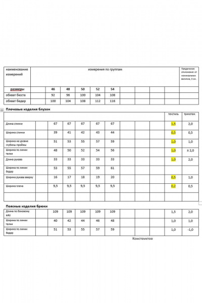 Блуза, брюки Мода Юрс 25-2883 черный - фото 9