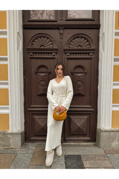 Платье Marshop М217 молоко - фото 3