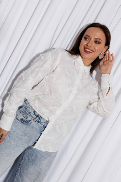 Рубашка Marshop М208 белый - фото 9