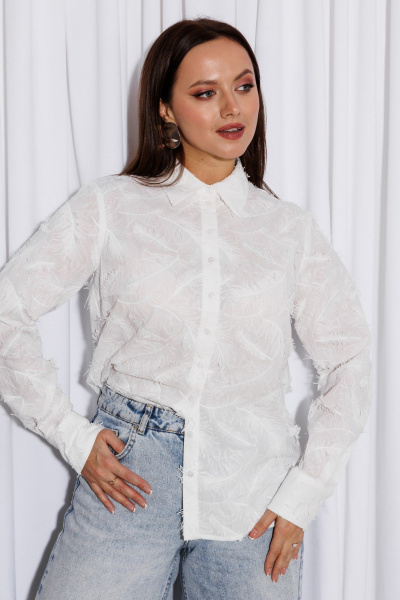 Рубашка Marshop М208 белый - фото 8