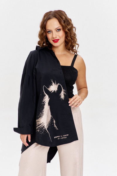 Рубашка AVE RARA 2251 черный - фото 5