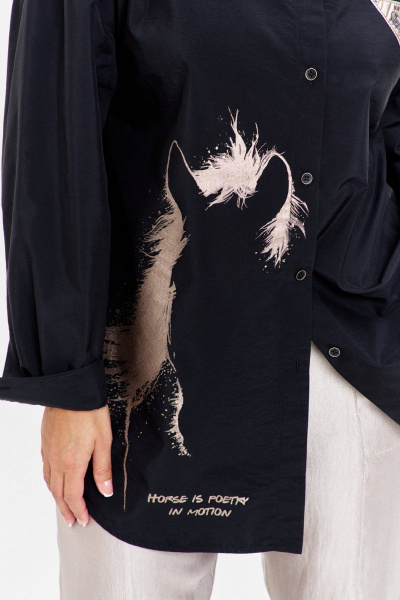 Рубашка AVE RARA 2251 черный - фото 3