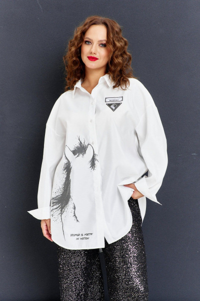 Рубашка AVE RARA 2251 экрю - фото 1