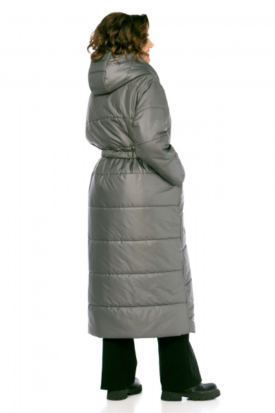 Пальто Диомант 2128 серый - фото 8