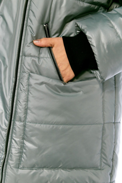 Пальто Диомант 2129 серый - фото 10