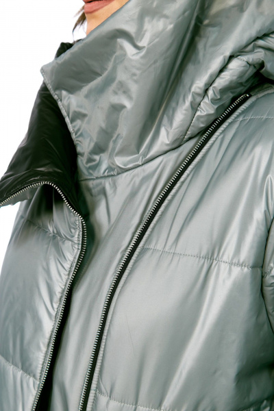 Пальто Диомант 2129 серый - фото 3