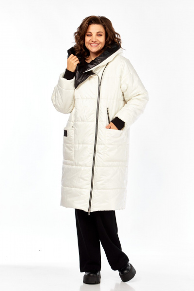 Пальто Диомант 2129 экри - фото 12