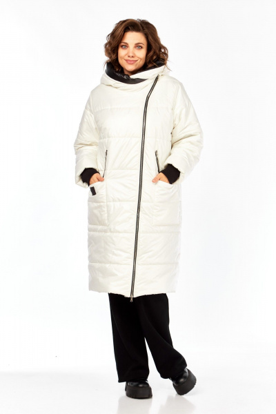 Пальто Диомант 2129 экри - фото 8