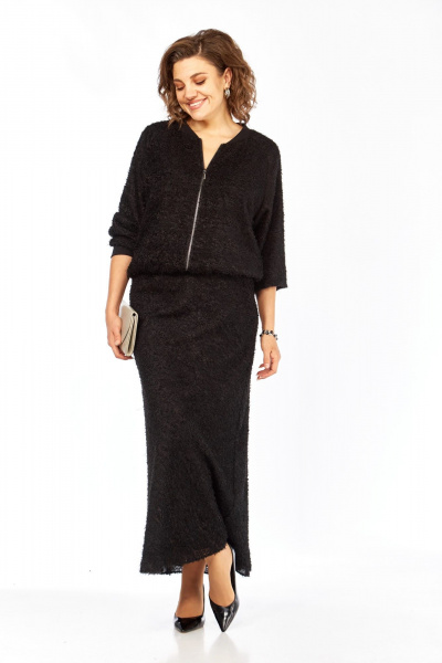 Джемпер, юбка Диомант 2139 черный - фото 9