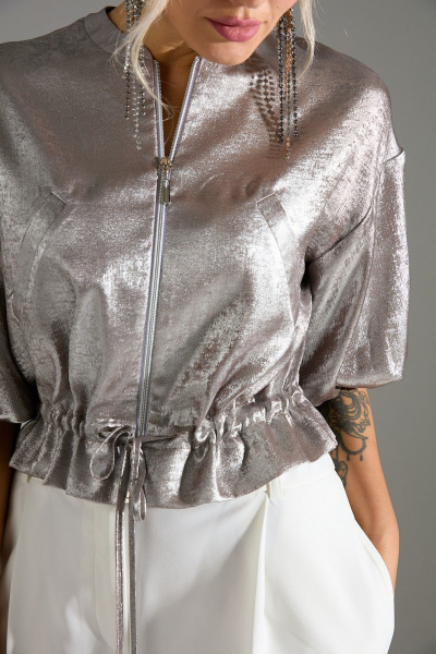 Блуза, брюки LM К1340146 бежевый_шиммер - фото 9