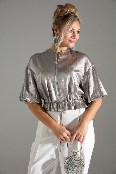 Блуза, брюки LM К1340146 бежевый_шиммер - фото 6