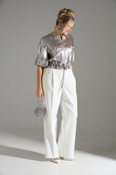 Блуза, брюки LM К1340146 бежевый_шиммер - фото 4