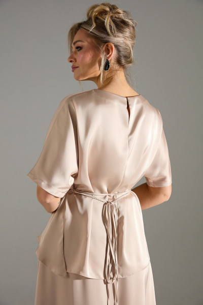 Блуза, юбка LM К1180114 золотой - фото 3