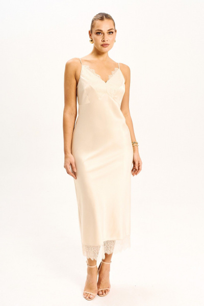 Платье FOXY FOX 1839 бежевый - фото 1