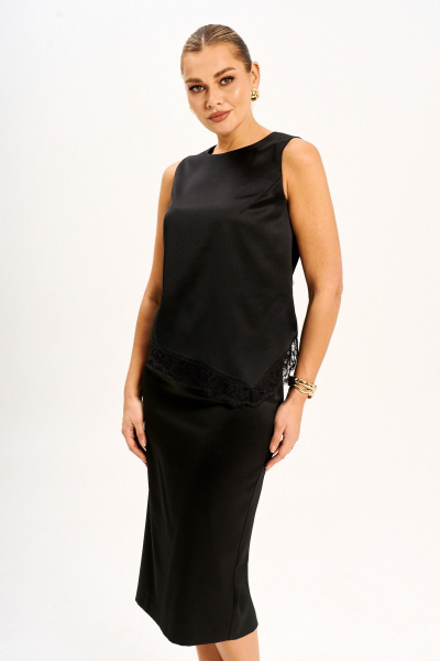 Блуза, юбка FOXY FOX 1849  черный - фото 4