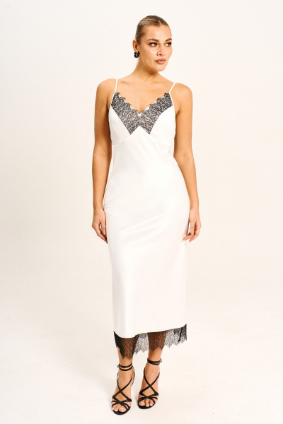 Платье FOXY FOX 1839 черно-белый - фото 9